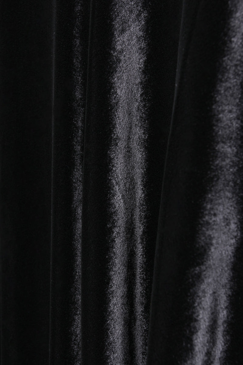 Long Velour Wrap Dress