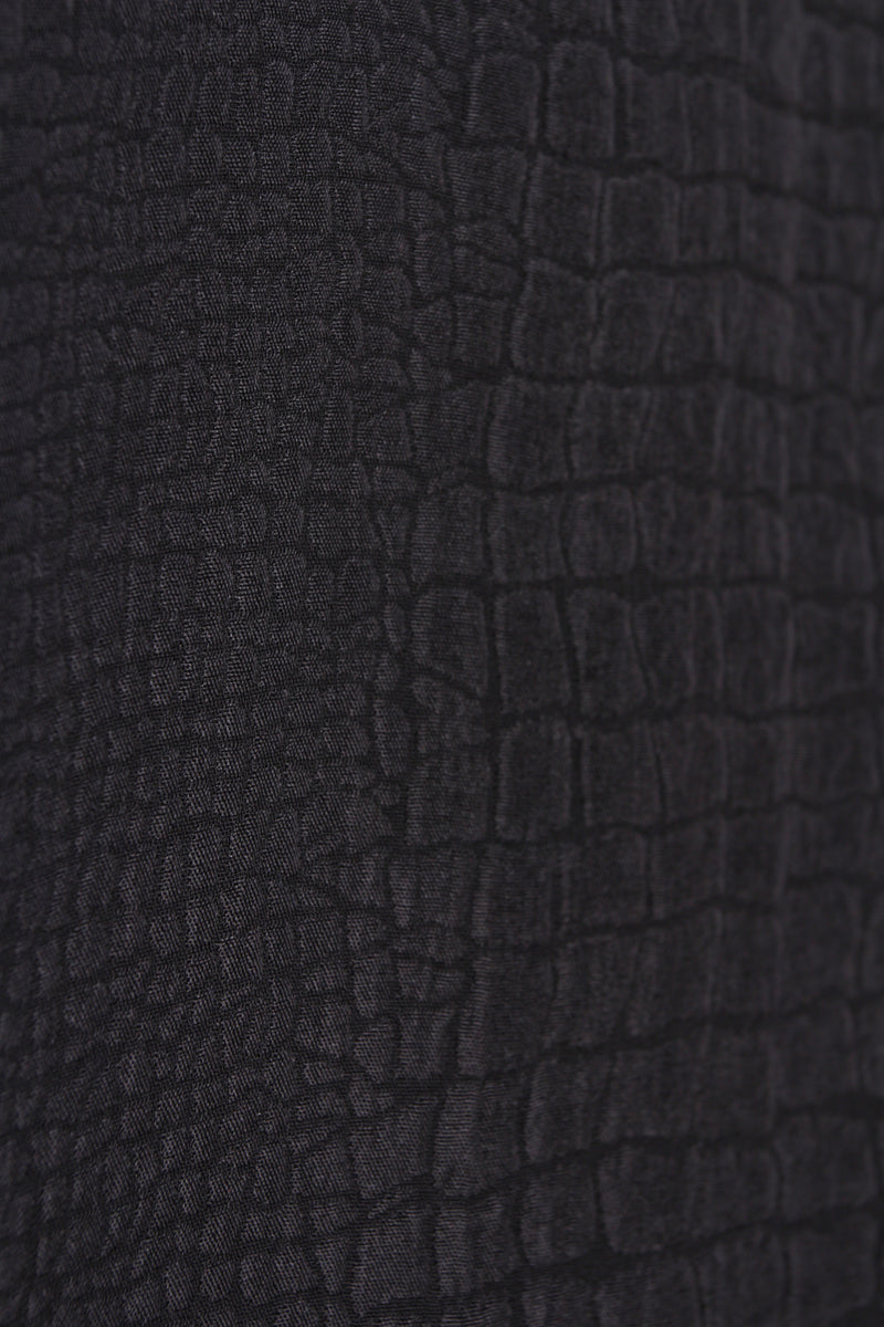 Silk Croco Jacquard Midi Boubou