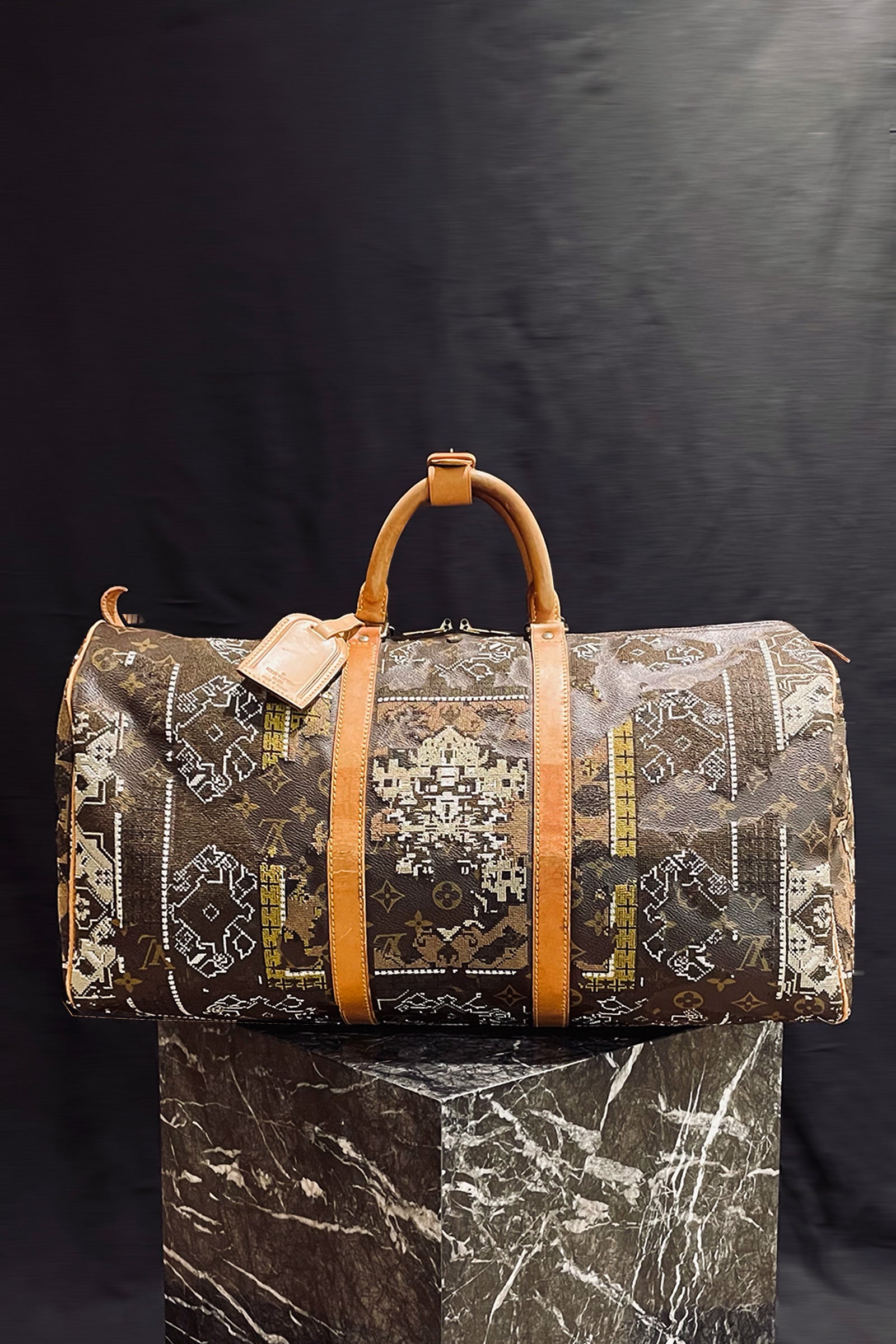 Custom Vintage Louis Vuitton Keepalls by JAY AHR