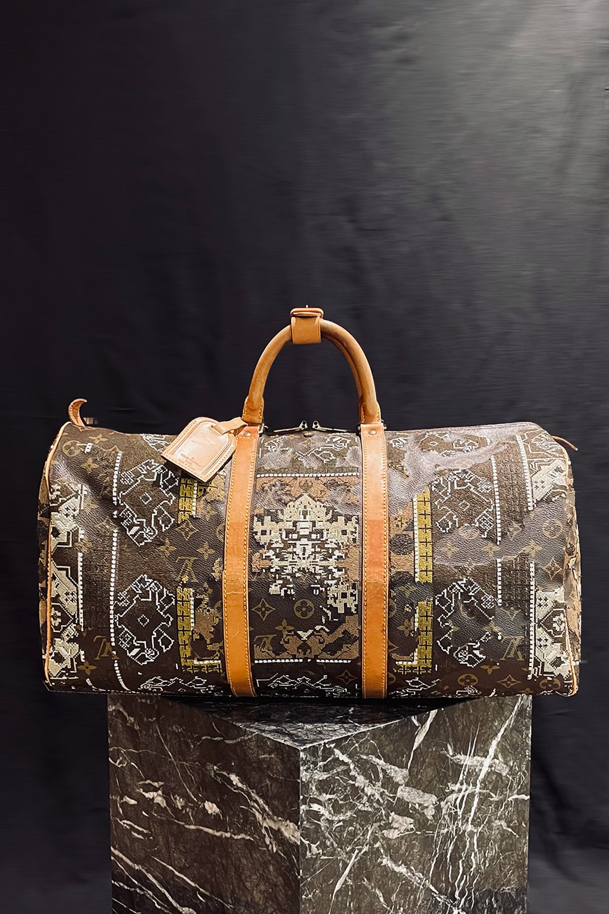 1993 Louis Vuitton monogram leather bag hand bag photo vintage print ad