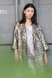 Long Dahlia Trench Coat