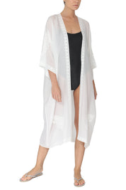 Embroidered Lurex Babani Cover Up