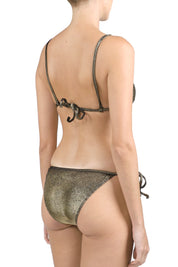 Metallic Milady Triangle Bikini