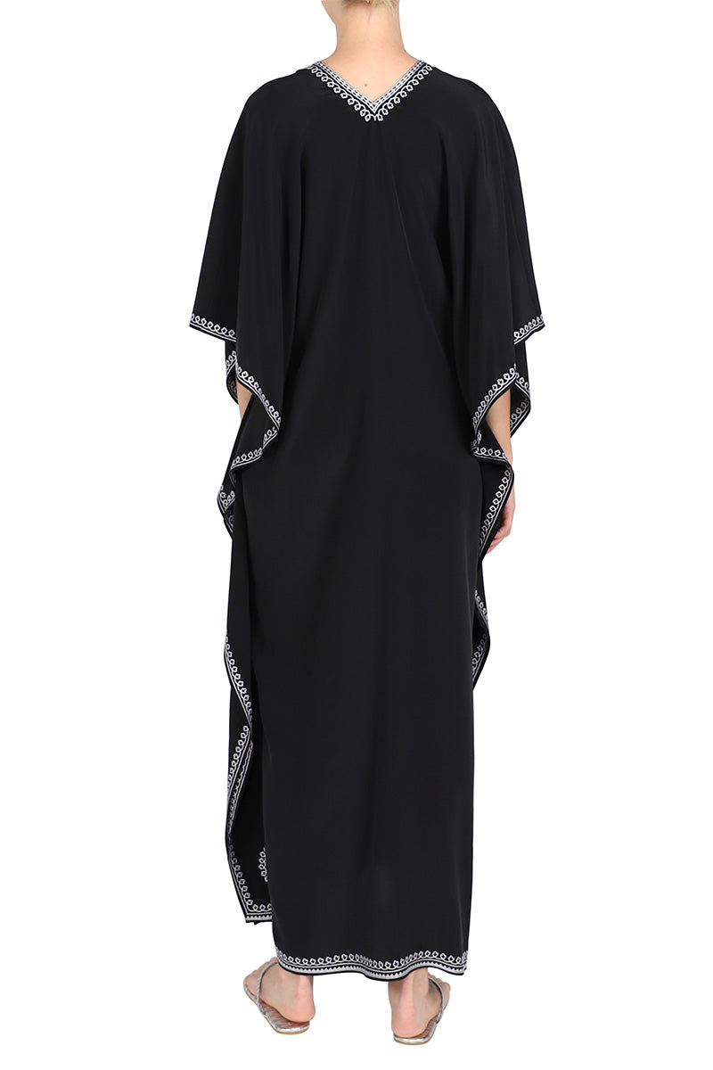 Raindrop Embroidered Boubou Caftan
