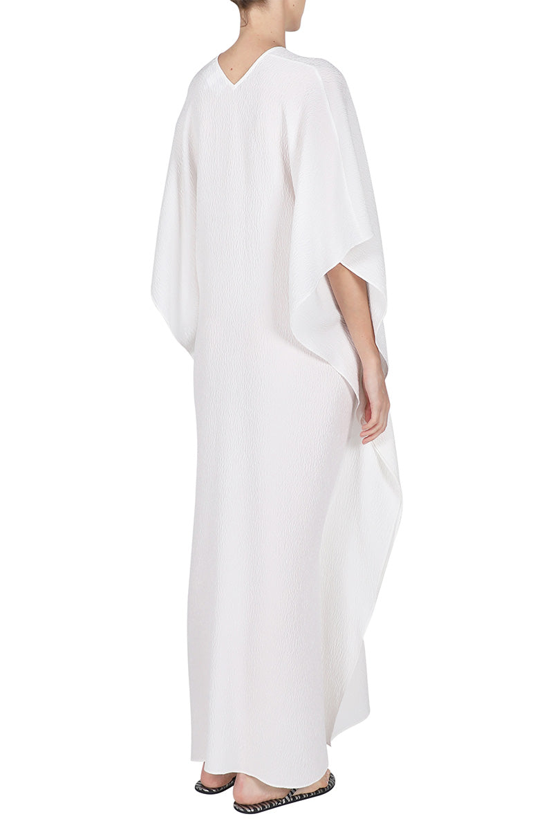 Silk Crinkle Boubou Caftan