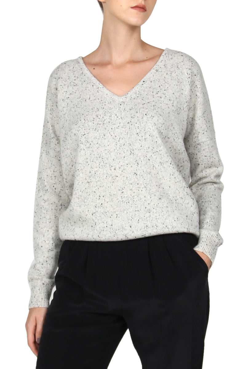 Frost Cashmere V Neck Sweater