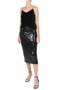 Velour V Cami Top