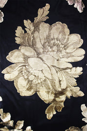 Metallic Big Flower Boubou Caftan