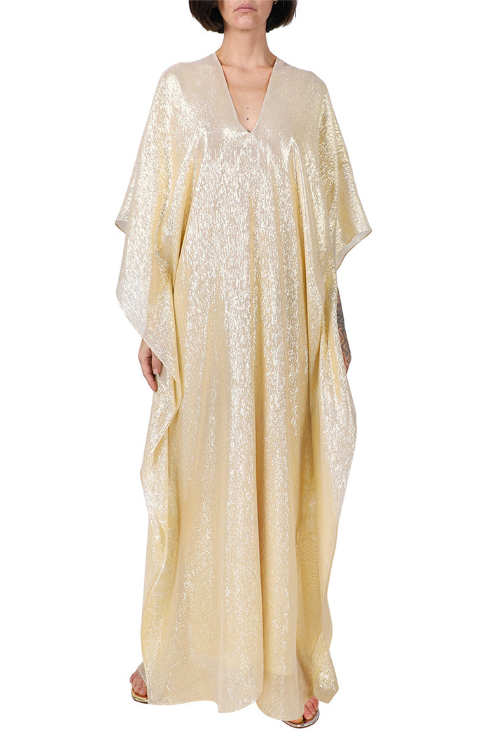 Metallic Lamé Boubou Caftan