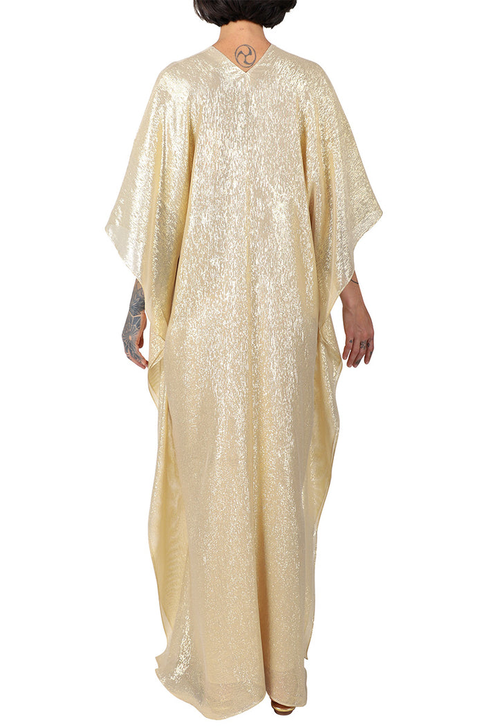 Metallic Lamé Boubou Caftan