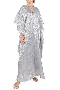 Metallic Lamé Boubou Caftan