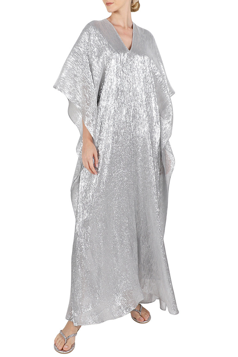 Metallic Lamé Boubou Caftan