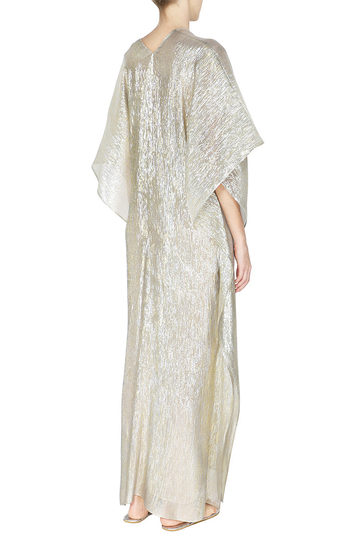 Metallic Lamé Boubou Caftan – Marie France Van Damme