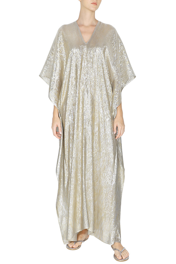 Metallic Lamé Boubou Caftan