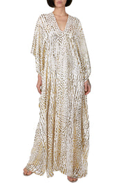 Croco Velour Devore Boubou Caftan