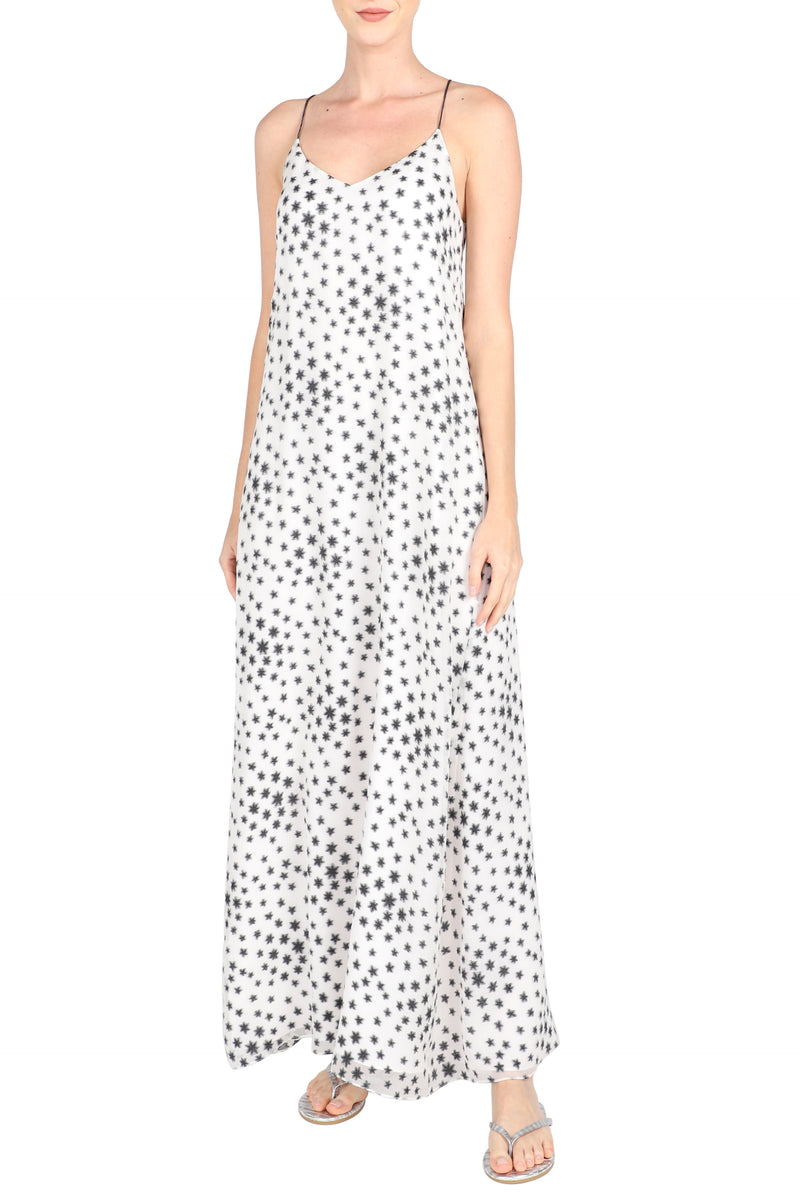 Metallic Star Racer Back Dress
