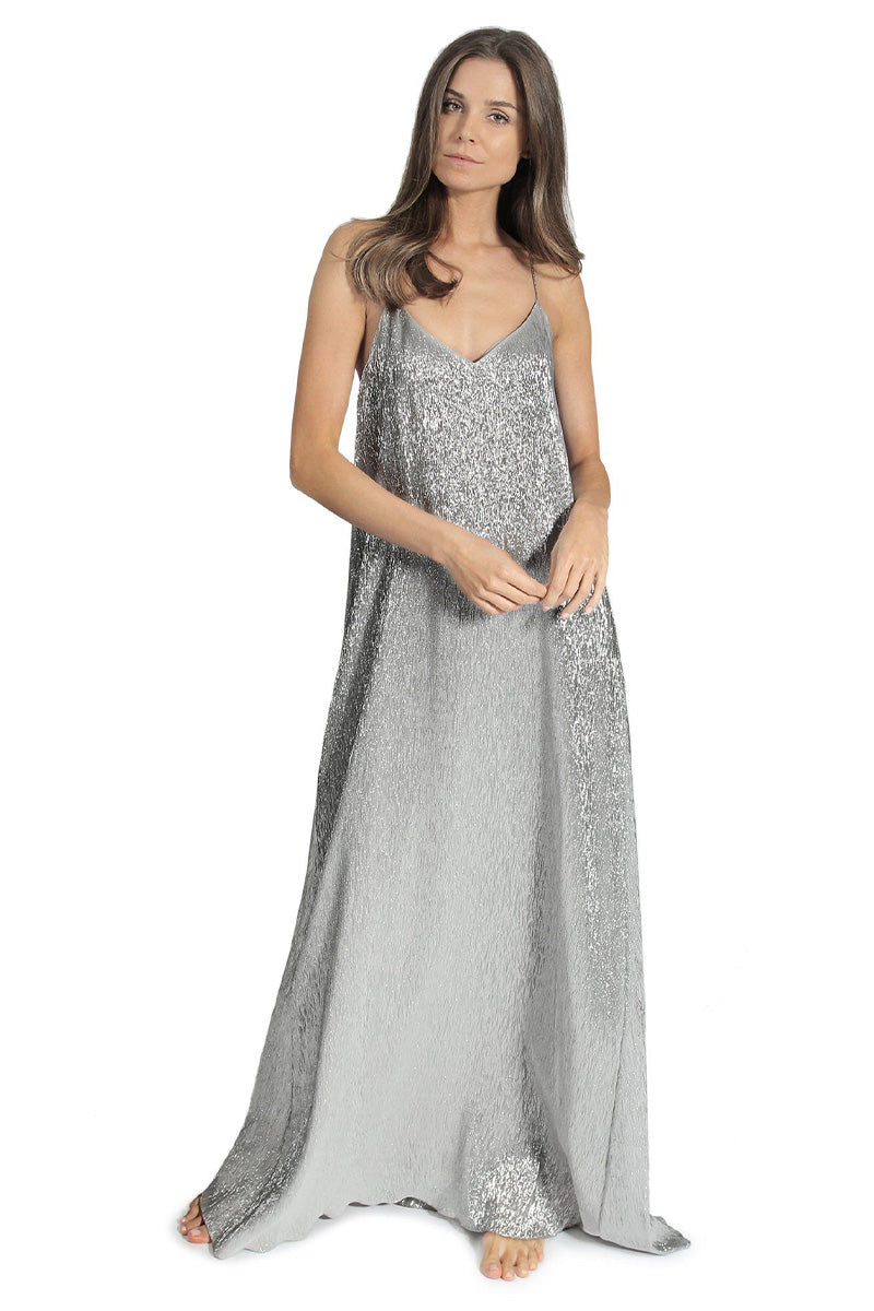Metallic Racer Back Dress