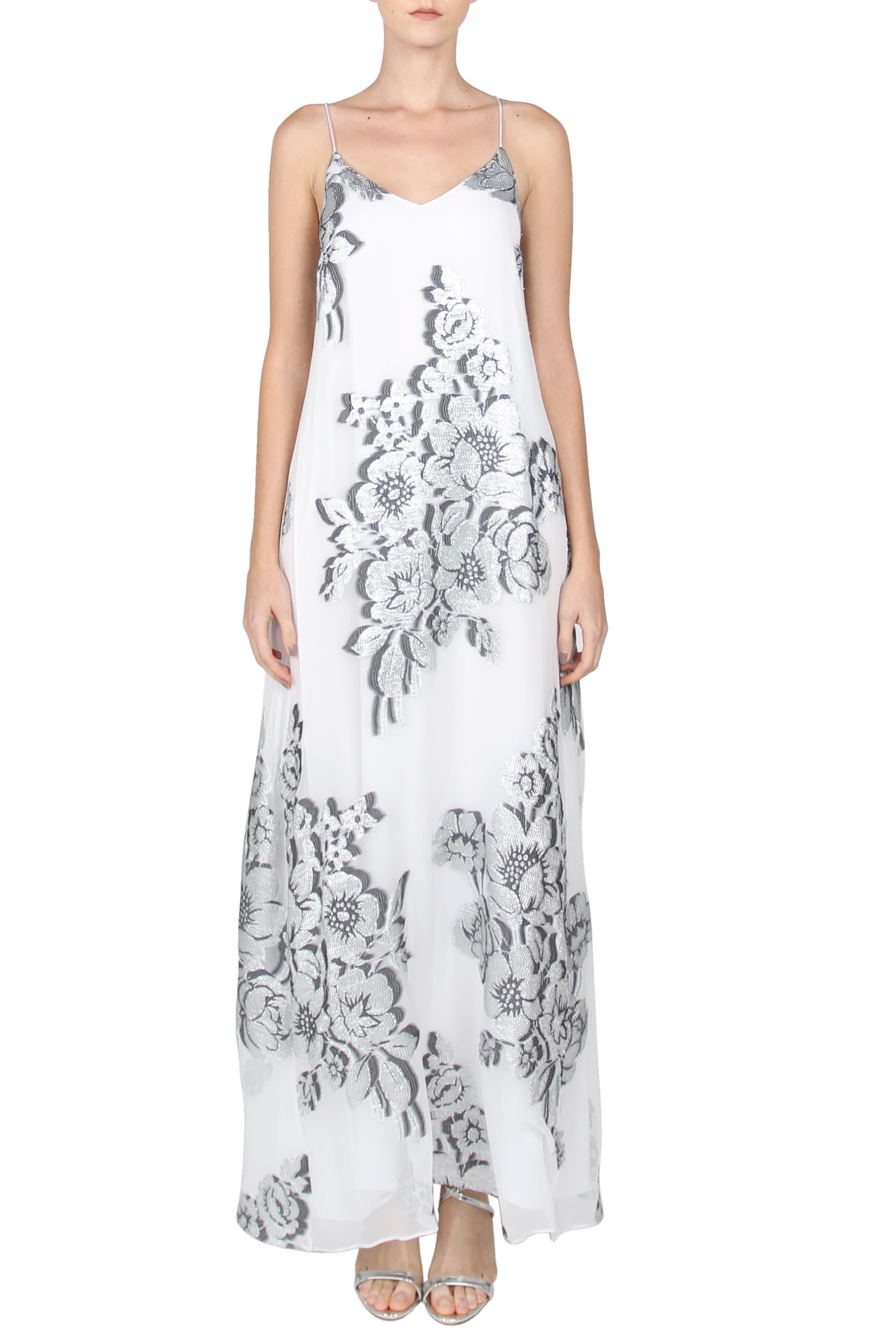 Rose Bouquet Racer Back Dress