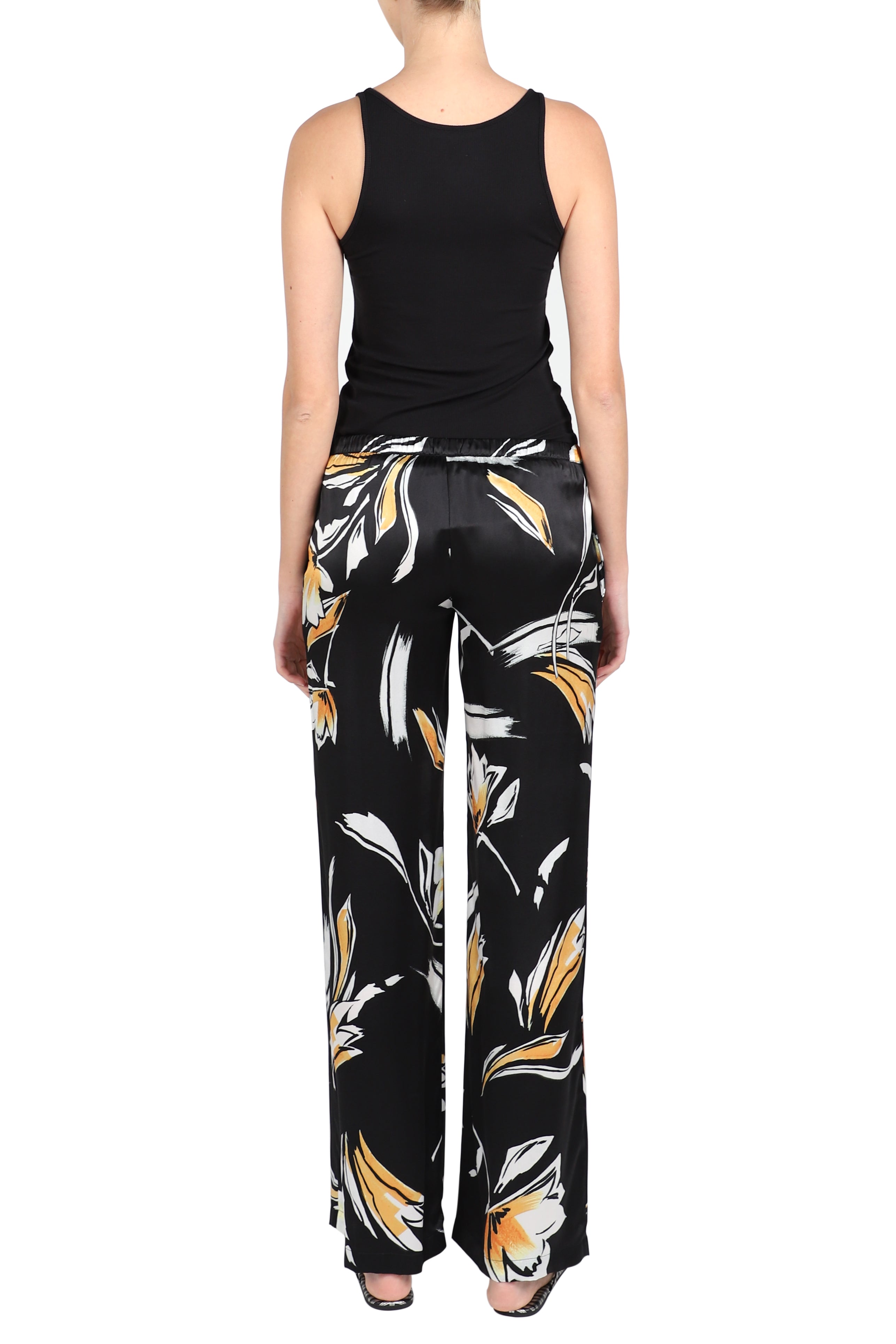 Silk Printed Pants