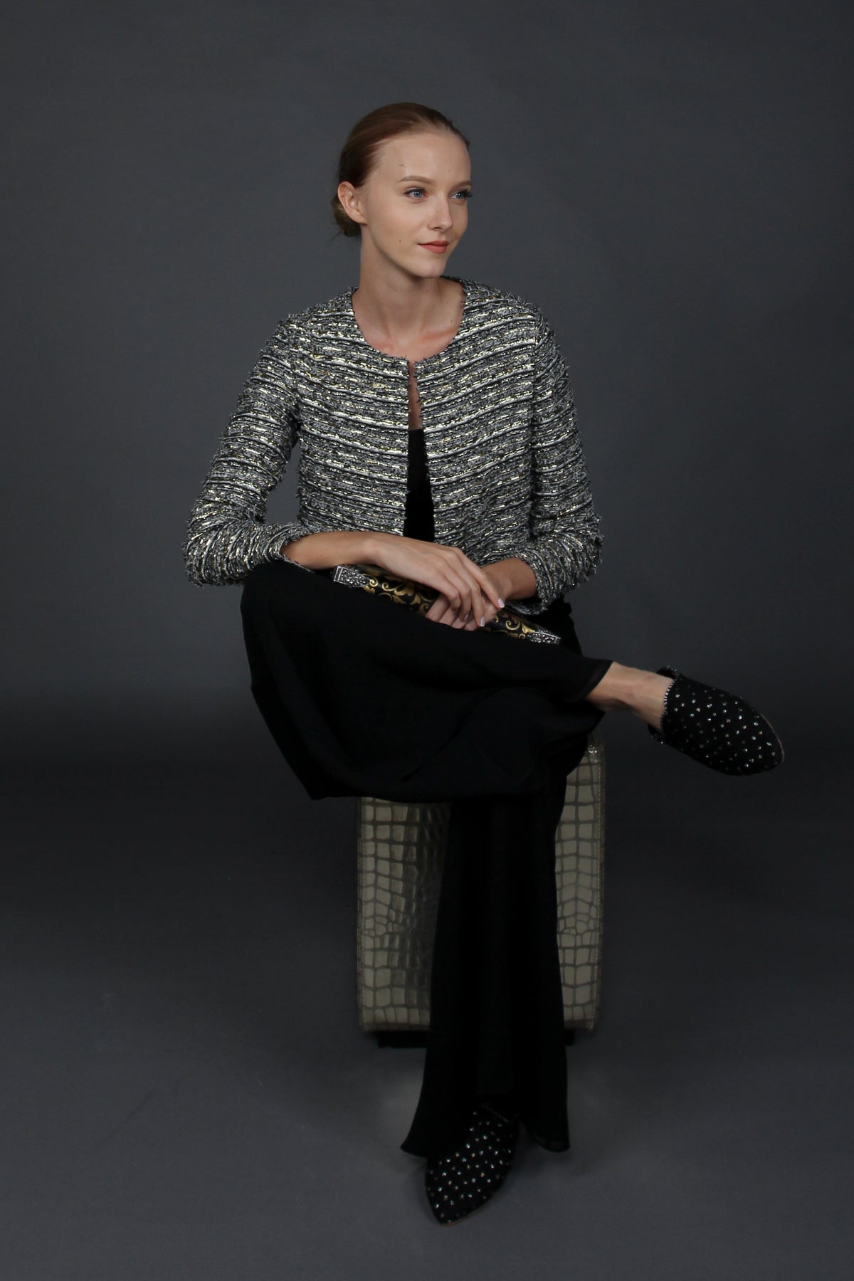 Tweed Lurex Jacket