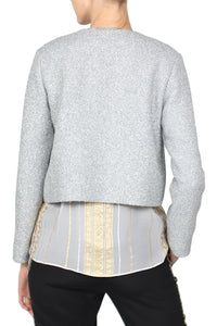 Metallic Boucle Jacket