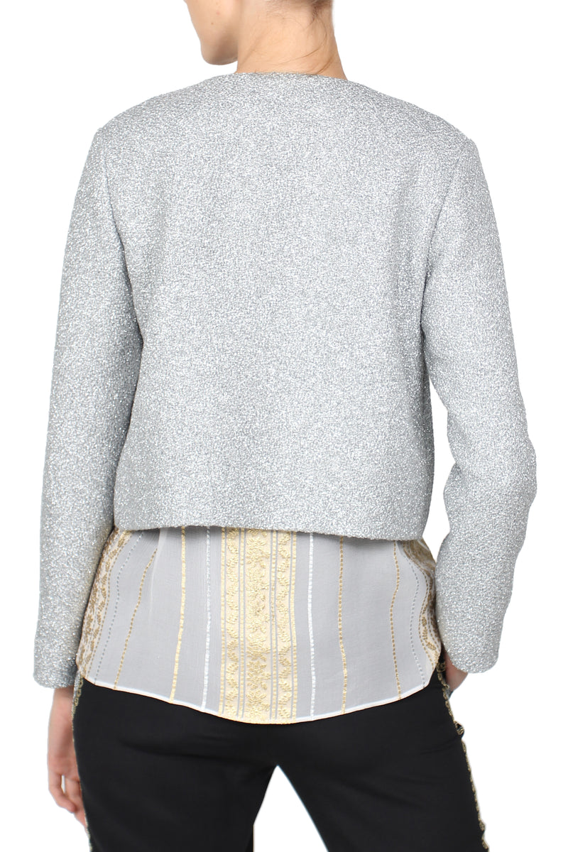 Metallic Boucle Jacket