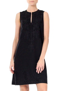 Sleeveless Silk Embroidered Tunic