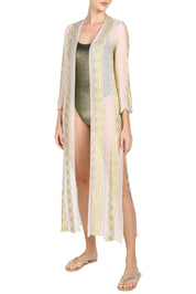 Horizontal Metallic Knot Cover Up