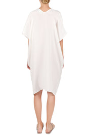 Silk Croco Jacquard Midi Boubou Caftan