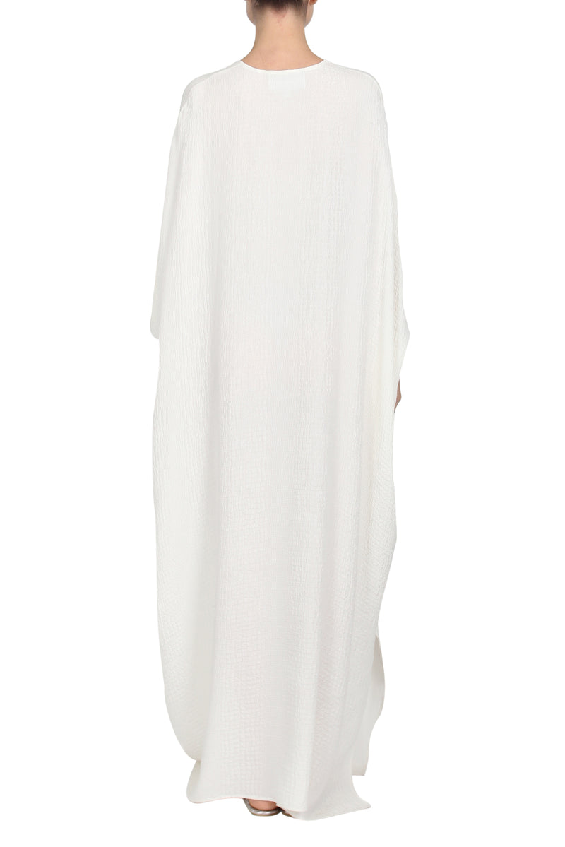 Oversized Silk Croco Jacquard  Boubou