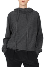 Grey Cashmere Hoodie