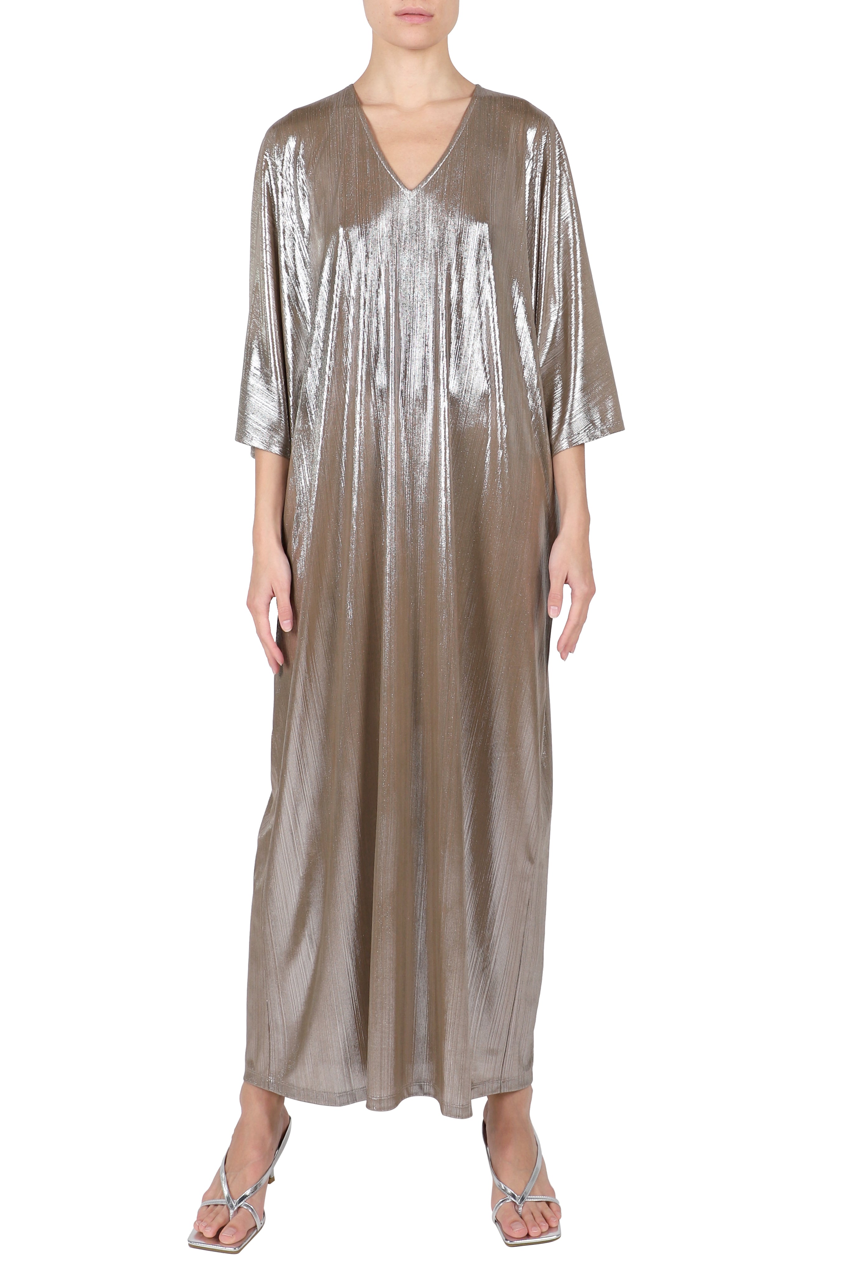 Crinkled Jersey Boubou Caftan