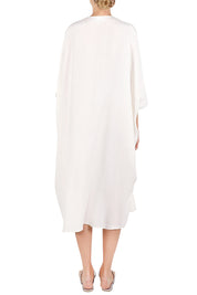 Silk Croco Jacquard Midi Boubou Caftan