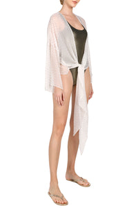 Metallic Dot Short Cover Up