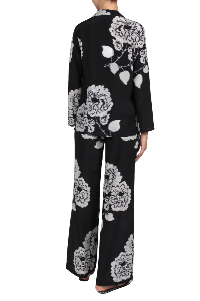 Printed Silk City PJ Set