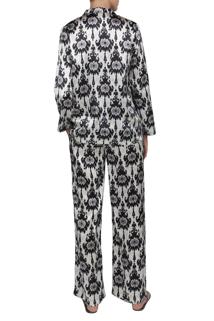 Printed Silk City PJ Set