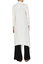 Long Silk Blend Michi Cardigan