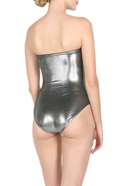 Metallic Sleek Bustier