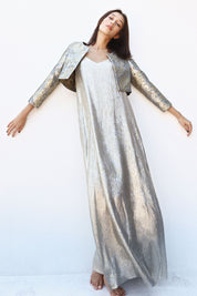 Metallic Racer Back Dress