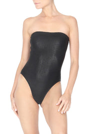 Metallic Rafia Bustier