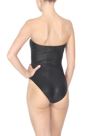 Metallic Rafia Bustier
