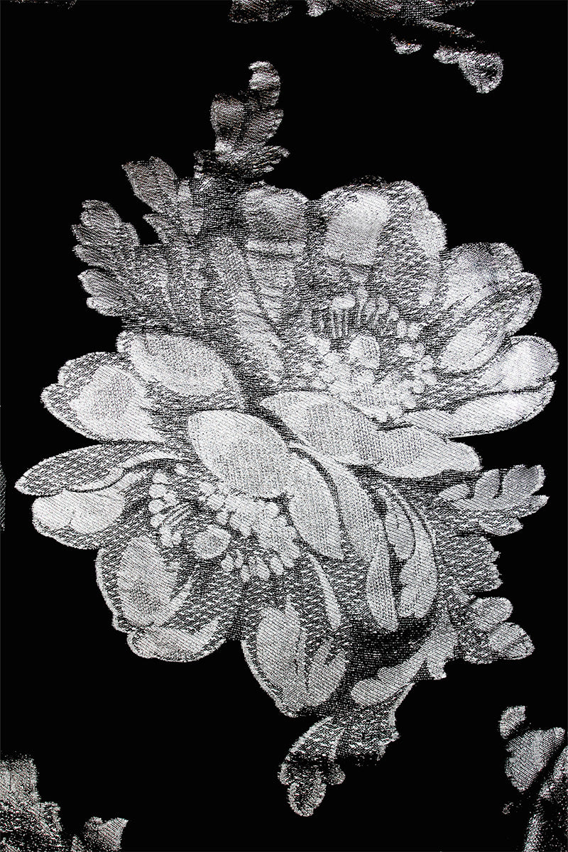 Big Flower Metallic Boubou Caftan