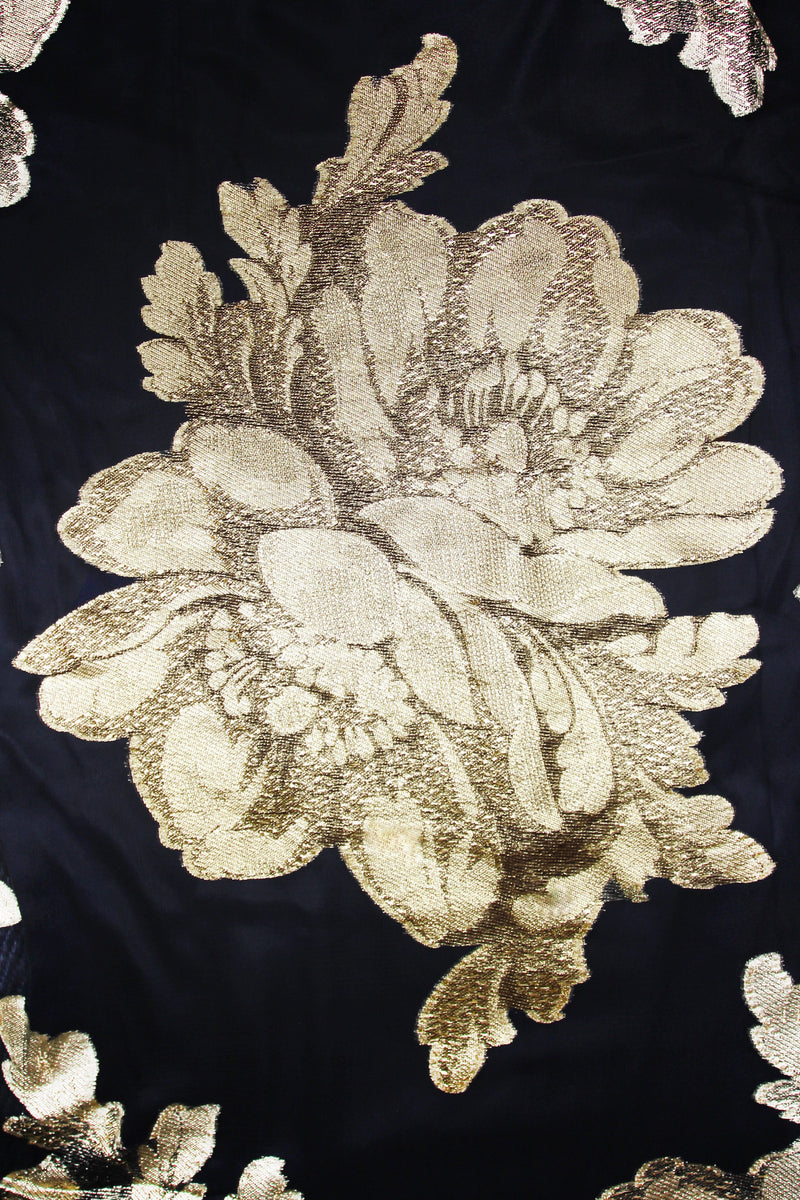 Big Flower Metallic Boubou Caftans Marie France Van Damme 