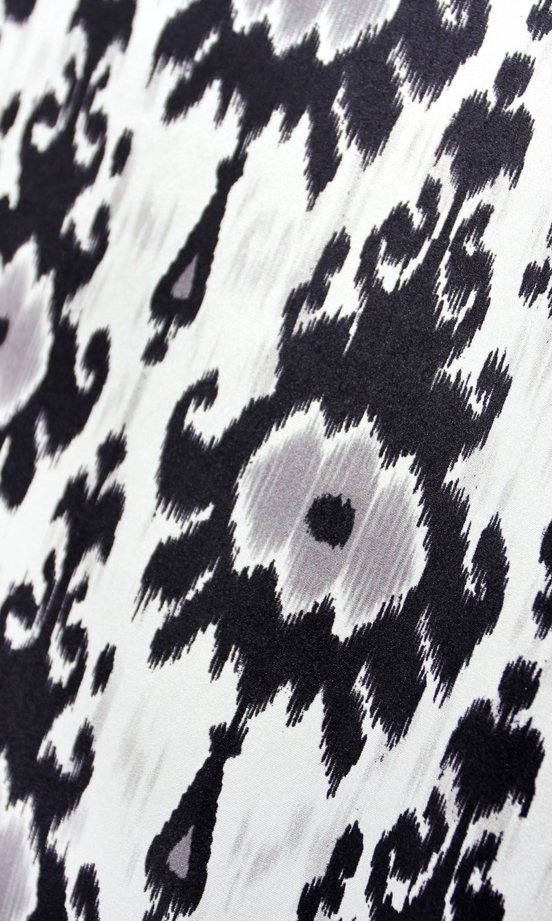 Big Printed Silk Boubou Caftans Marie France Van Damme 