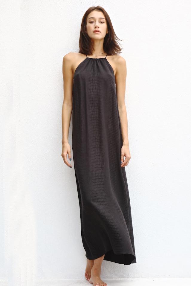 Croco Jacquard Sun Dress Dresses Marie France Van Damme 