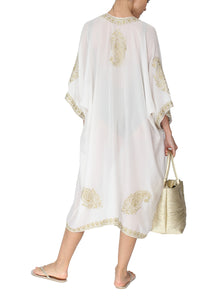 Embroidered Lurex Babani Cover Up Marie France Van Damme 