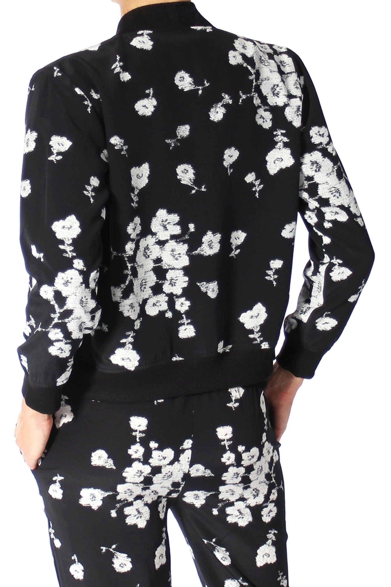 Embroidered Reversible Bomber Jacket Tops Marie France Van Damme 