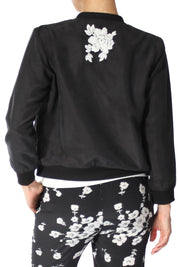 Embroidered Reversible Bomber Jacket Tops Marie France Van Damme 