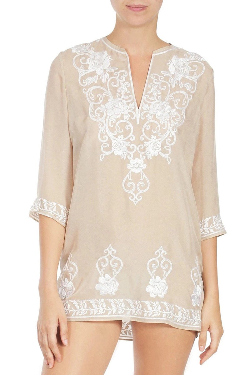 Embroidered Short Tunic