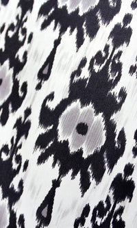 Embroidered Silk Satin Printed Dress Marie France Van Damme 